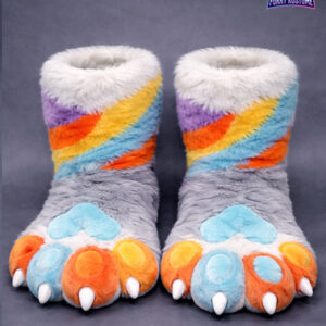 Furry Paw Boots – Plush Fursuit Feet Paws Costume Shoes
