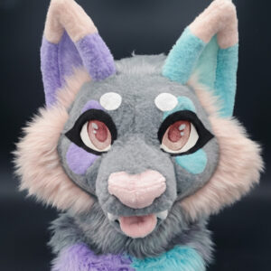 Fox Fursuit Head – Custom Anthro Furry Cosplay Headpiece